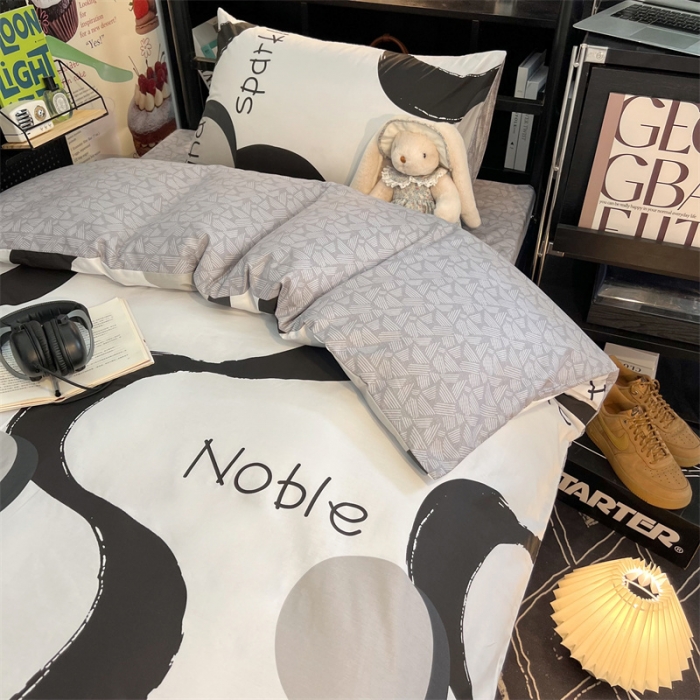 91家纺网 家纺一手货源 找家纺 HL原创 2023新款学生季宿舍套件三件套 简爱