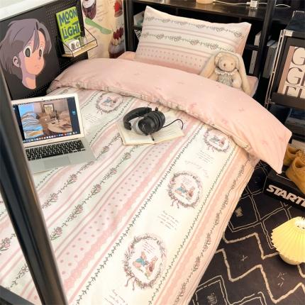 HL原创 2023新款学生季宿舍套件三件套 奇奇和花花