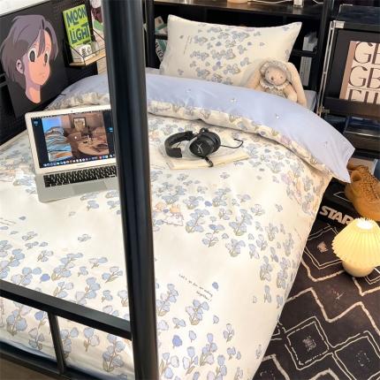 HL原创 2023新款学生季宿舍套件三件套 小灰兔