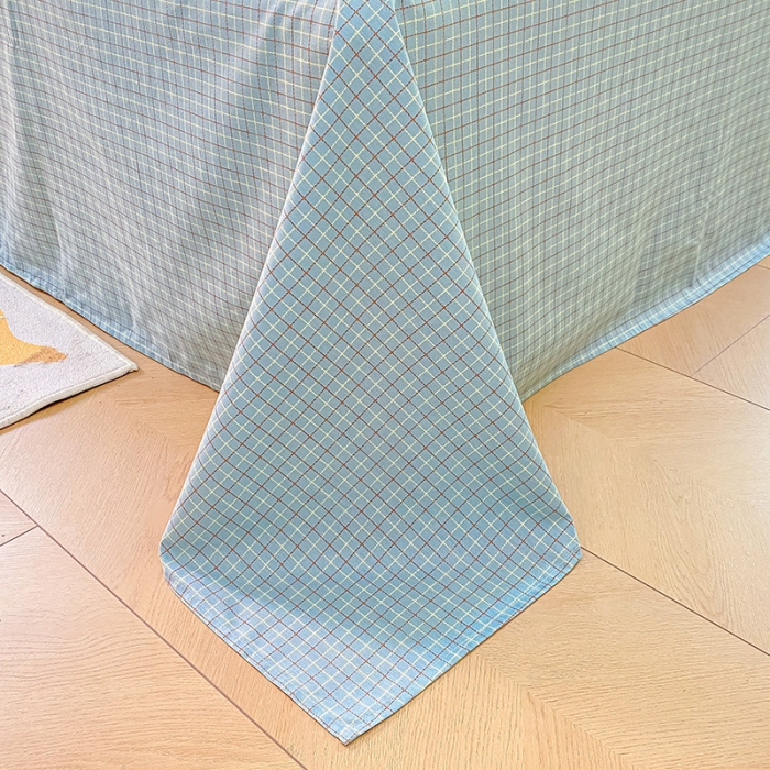 91家纺网 家纺一手货源 找家纺 桃子 2023新款ins小清新碎花卡通纯棉系列四件套 棉-饼干熊