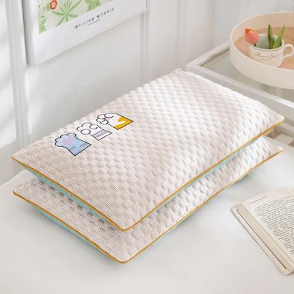 91家纺网 家纺一手货源 找家纺 （总）仁宇枕业 2023新款枕芯猫爪凉感豆儿童学生幼儿园全荞麦枕头