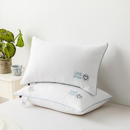 91家纺网 家纺一手货源 找家纺 （总）仁宇枕业 2023新款枕芯直播跑量特价送人礼品简约款动物绣花枕芯