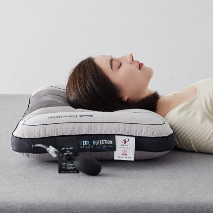 91家纺网 家纺一手货源 找家纺 （总）乐可 2023新款气囊护颈枕 枕头枕芯