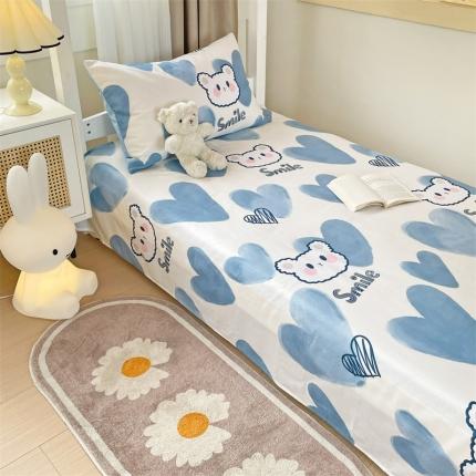 91家纺网 家纺一手货源 找家纺 （总）名兮 2023新款全棉学生上下铺床单