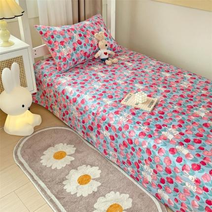 91家纺网 家纺一手货源 找家纺 （总）名兮 2023新款全棉学生上下铺床单