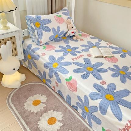 91家纺网 家纺一手货源 找家纺 （总）名兮 2023新款全棉学生上下铺床单