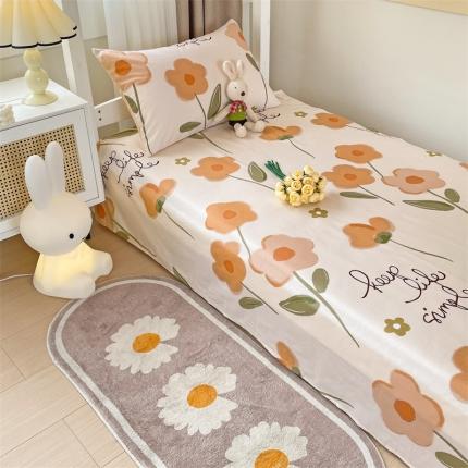 91家纺网 家纺一手货源 找家纺 （总）名兮 2023新款全棉学生上下铺床单