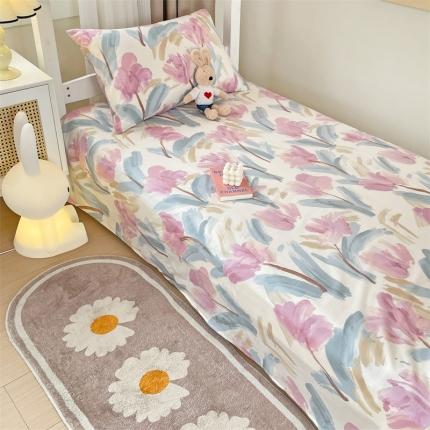 91家纺网 家纺一手货源 找家纺 （总）名兮 2023新款全棉学生上下铺床单