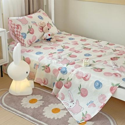 （总）名兮 2023新款全棉学生上下铺床单