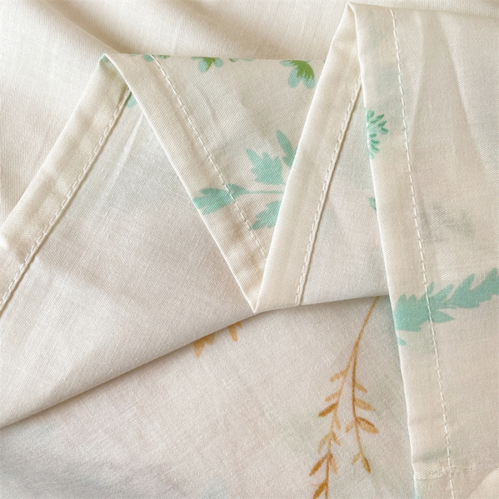 91家纺网 家纺一手货源 找家纺 名兮 2023新款全棉学生上下铺床单 爱莲娜