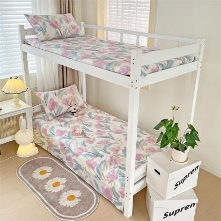 名兮 2023新款全棉学生上下铺床单 渲染