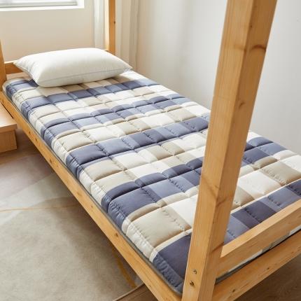 总子鹏A类水洗棉麻学生宿舍寝室床垫0.9米软垫家用床褥垫子双人垫被