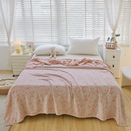 91家纺网 家纺一手货源 找家纺 （总）悦然毛巾被 2024新款色织提花斜纹纱布毛巾被