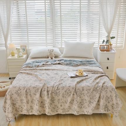 91家纺网 家纺一手货源 找家纺 （总）悦然毛巾被 2024新款色织提花斜纹纱布毛巾被