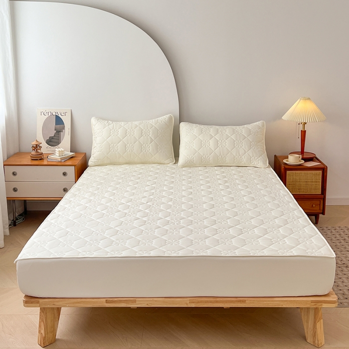 91家纺网 家纺一手货源 找家纺 （总）丝涟 2025新款A类水洗亲肤棉防水防污床笠