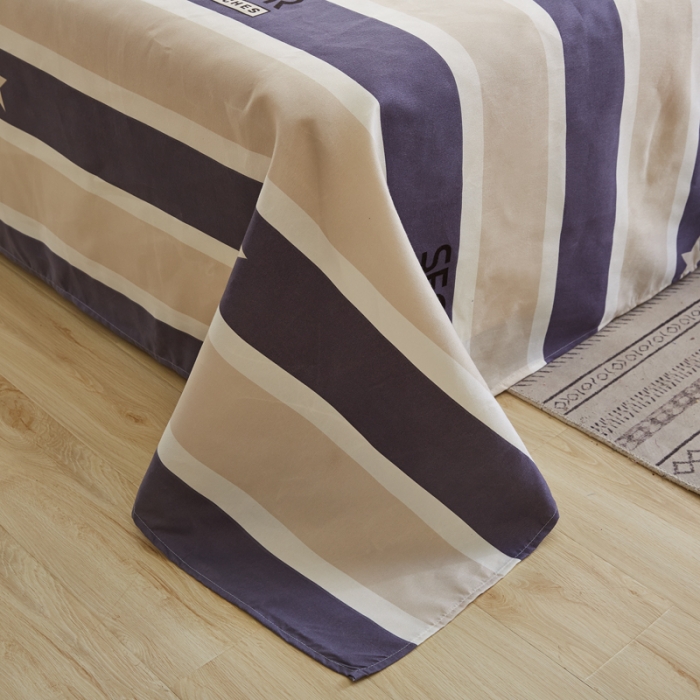 91家纺网 家纺一手货源 找家纺 鑫缘2025新款印花植物羊绒加厚磨毛四件套1.2米学生三件套 迪莫