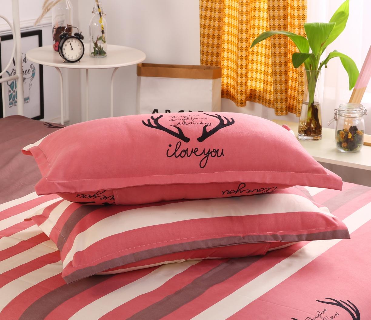 91家纺网 家纺一手货源 找家纺 鑫缘2025新款印花植物羊绒加厚磨毛四件套1.2米学生三件套 迷幻庄园