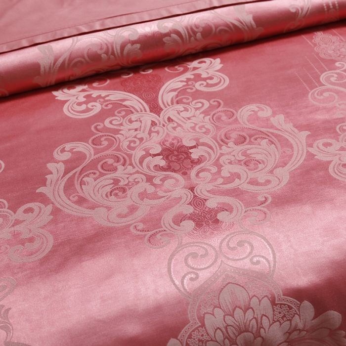 91家纺网 家纺一手货源 找家纺 （总）福丽莱家纺  2023新款贡缎提花床裙四件套（夹棉）