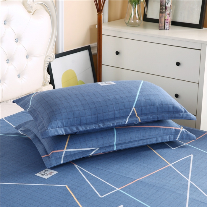 91家纺网 家纺一手货源 找家纺 鑫缘2025新款印花植物羊绒加厚磨毛四件套1.2米学生三件套 自由风格