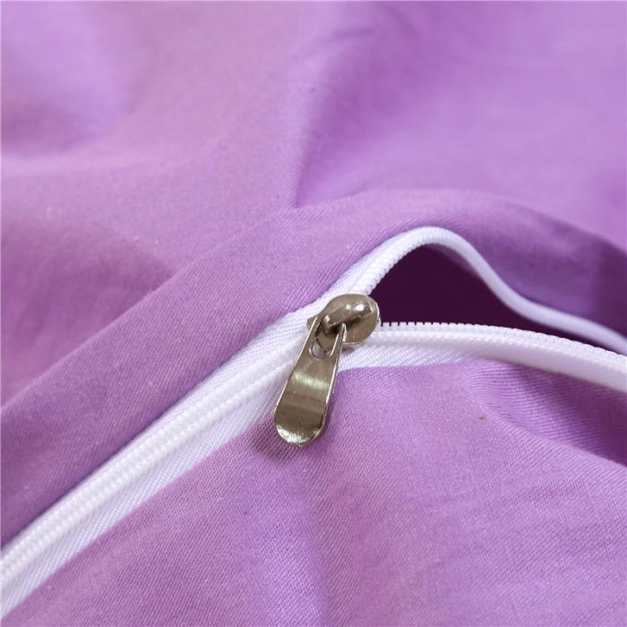 91家纺网 家纺一手货源 找家纺 福丽莱家纺  2023新款贡缎提花床裙四件套（夹棉）花资风韵-浅紫