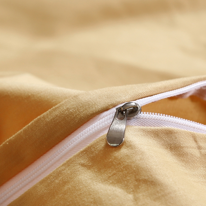 91家纺网 家纺一手货源 找家纺 福丽莱家纺  2023新款贡缎提花床裙四件套（夹棉）静待花开-金色