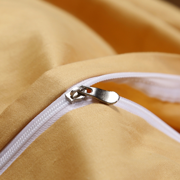 91家纺网 家纺一手货源 找家纺 福丽莱家纺  2023新款贡缎提花床裙四件套（夹棉）克罗丽莎-金色