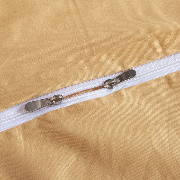 91家纺网 家纺一手货源 找家纺 福丽莱家纺  2023新款贡缎提花床裙四件套（夹棉）千娇百媚-金色