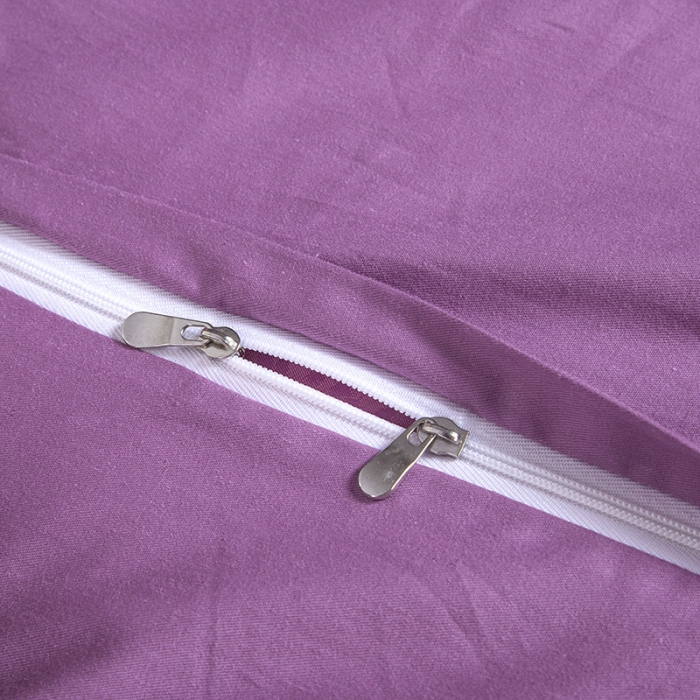 91家纺网 家纺一手货源 找家纺 福丽莱家纺  2023新款贡缎提花床裙四件套（夹棉）幽香-紫罗兰