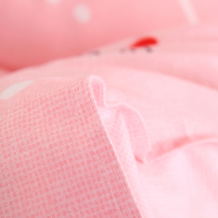 91家纺网 家纺一手货源 找家纺 鑫缘 2025新款印花植物羊绒加厚磨毛单被套 爱你的心