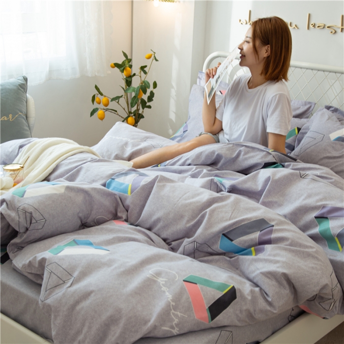 91家纺网 家纺一手货源 找家纺 鑫缘 2025新款印花植物羊绒加厚磨毛单被套 夺光异彩