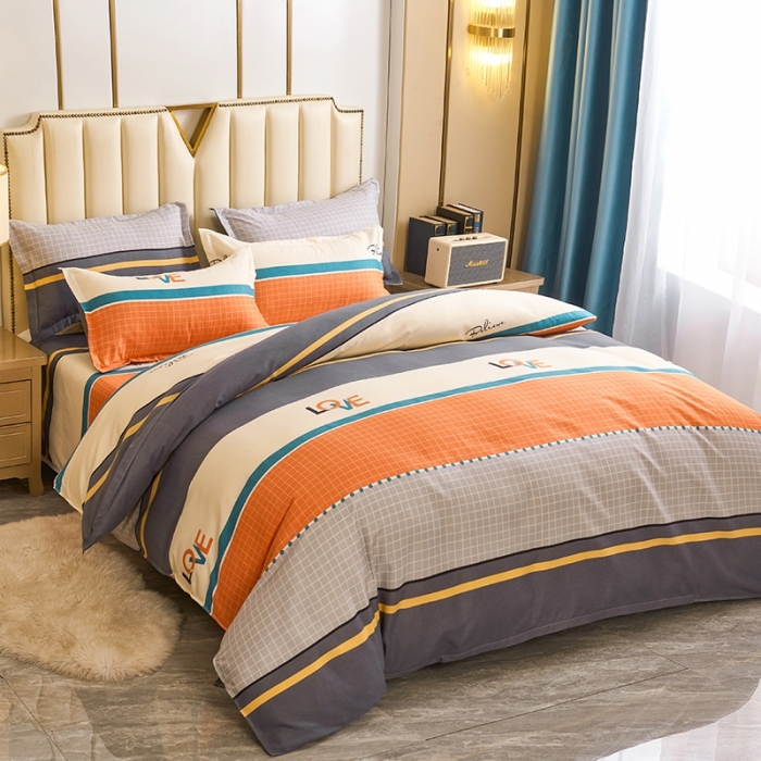 91家纺网 家纺一手货源 找家纺 鑫缘 2025新款印花植物羊绒加厚磨毛单被套 放飞梦想