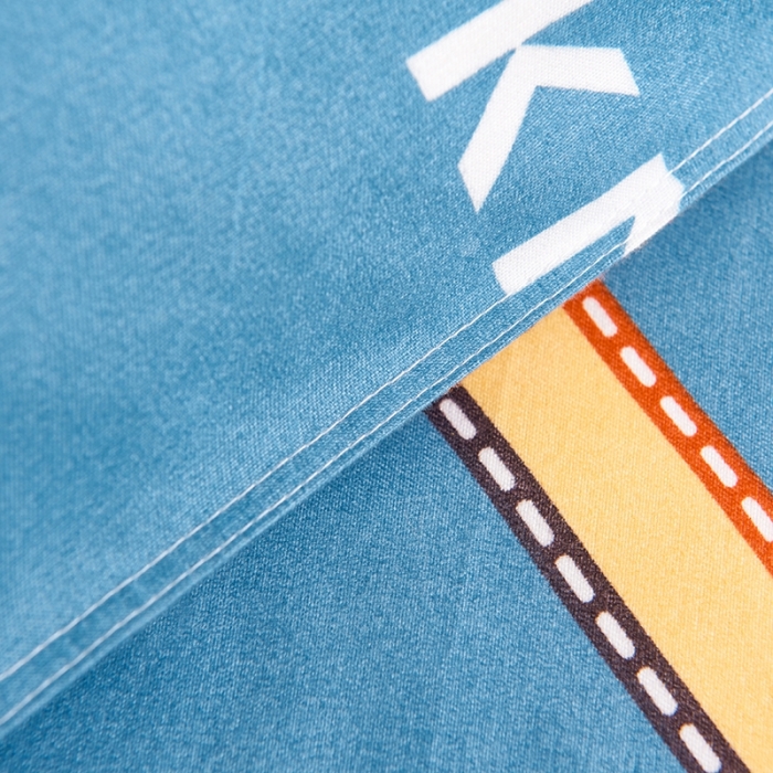 91家纺网 家纺一手货源 找家纺 鑫缘 2025新款印花植物羊绒加厚磨毛单被套 马到成功