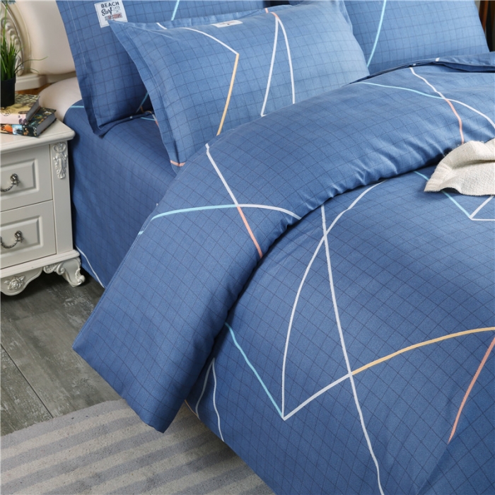 91家纺网 家纺一手货源 找家纺 鑫缘 2025新款印花植物羊绒加厚磨毛单被套 自由风格