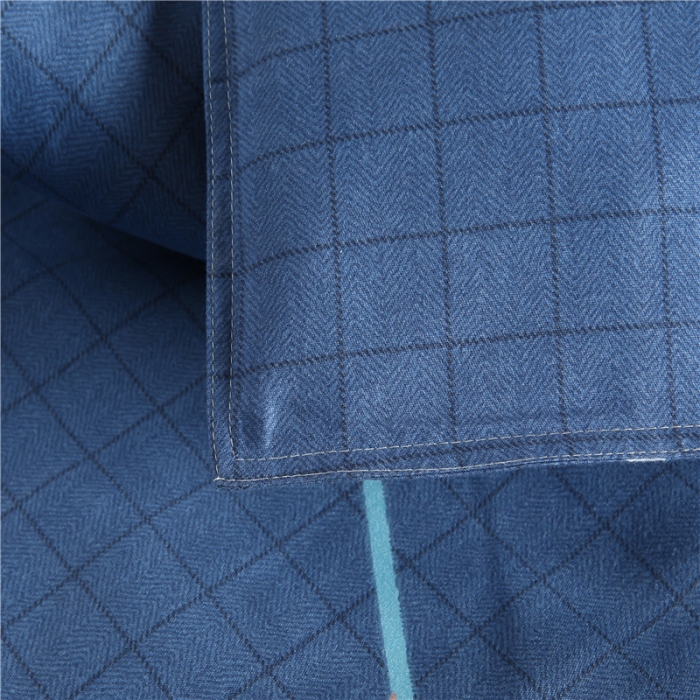 91家纺网 家纺一手货源 找家纺 鑫缘 2025新款印花植物羊绒加厚磨毛单被套 自由风格