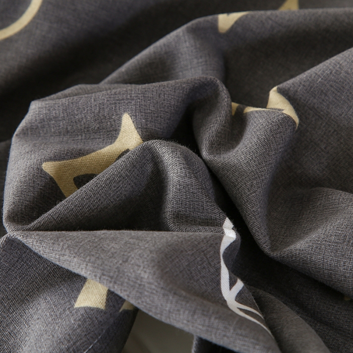 91家纺网 家纺一手货源 找家纺 畅畅 2024爆款全棉喷气活性印花磨毛四件套 HMJ英伦风尚-灰