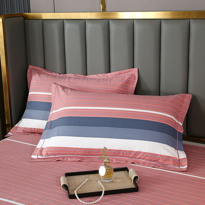 91家纺网 家纺一手货源 找家纺 畅畅 2024爆款全棉喷气活性印花磨毛四件套 安东尼红