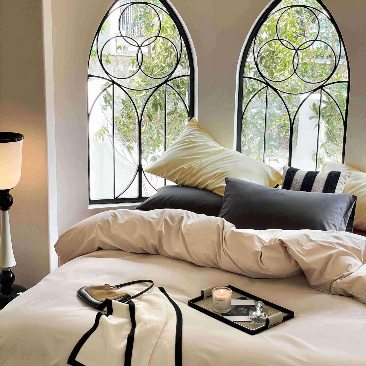 91家纺网 家纺一手货源 找家纺 左视觉 法式轻奢感拍摄样片