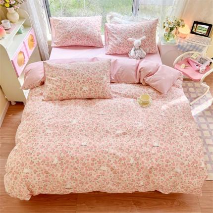 名兮 2023新款全棉四件套 遇见浪漫