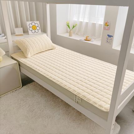 雅萱家纺 2023新款亲肤大豆纤维学生床垫 米黄