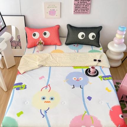 91家纺网 家纺一手货源 找家纺 （总）顾里家纺 2023新款凉席豆豆夏被套件