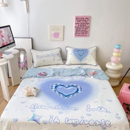 91家纺网 家纺一手货源 找家纺 （总）顾里家纺 2023新款凉席豆豆夏被套件