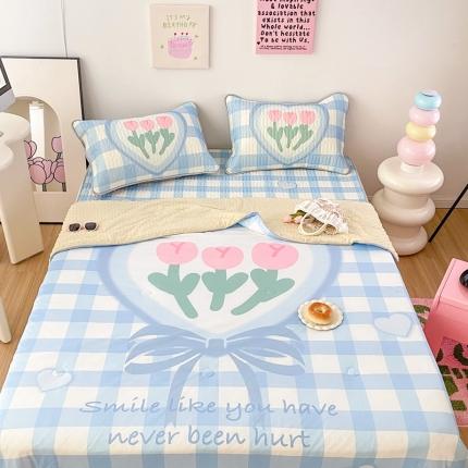 91家纺网 家纺一手货源 找家纺 （总）顾里家纺 2023新款凉席豆豆夏被套件