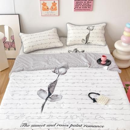 91家纺网 家纺一手货源 找家纺 （总）顾里家纺 2023新款凉席豆豆夏被套件