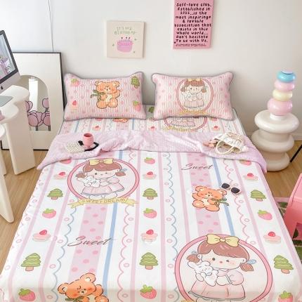 91家纺网 家纺一手货源 找家纺 （总）顾里家纺 2023新款凉席豆豆夏被套件