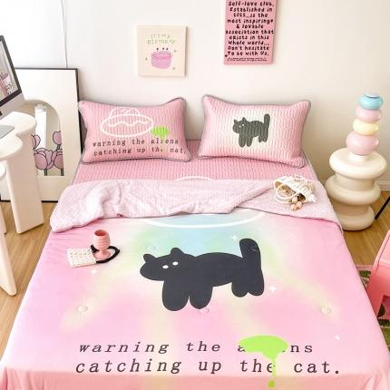 91家纺网 家纺一手货源 找家纺 （总）顾里家纺 2023新款凉席豆豆夏被套件