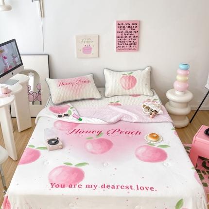 91家纺网 家纺一手货源 找家纺 （总）顾里家纺 2023新款凉席豆豆夏被套件