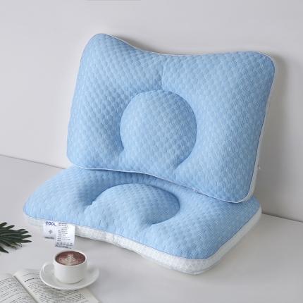 （总）逸林枕芯 2023新款枕芯蝶型3D凉感豆豆按摩护颈椎枕头枕芯