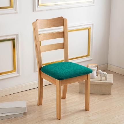 飞翔家纺 2023新款防泼水大树叶小坐垫套 绿色