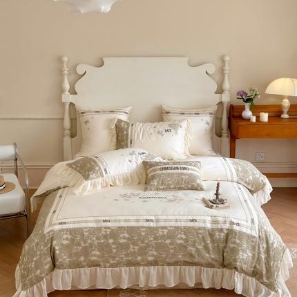 91家纺网 家纺一手货源 找家纺 （总）MIU缪家居 2023新款100支全棉馥蕾诗fresh四件套