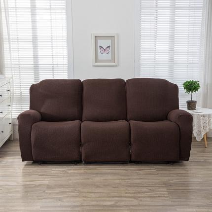 91家纺网 家纺一手货源 找家纺 飞翔家纺 2023新款防泼水玉米绒芝华士沙发套 咖啡